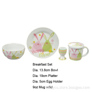 Porcelain Breakfast Set (Style#3912)